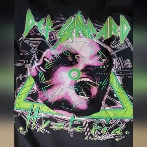 DEF LEPPARD (green letters) NWT